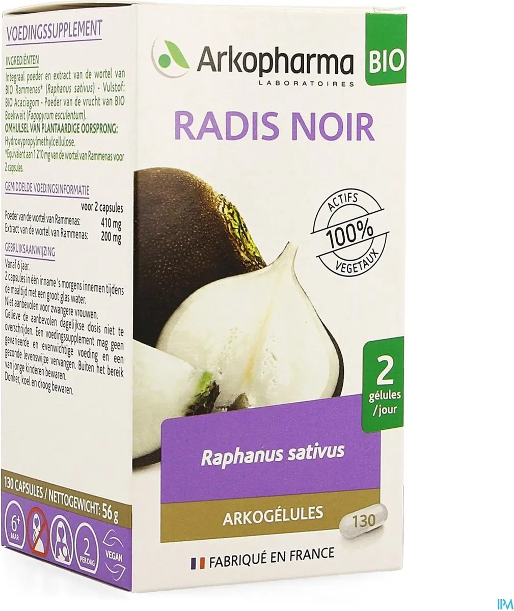 Arkopharma Rammenas Bio 130 Capsules