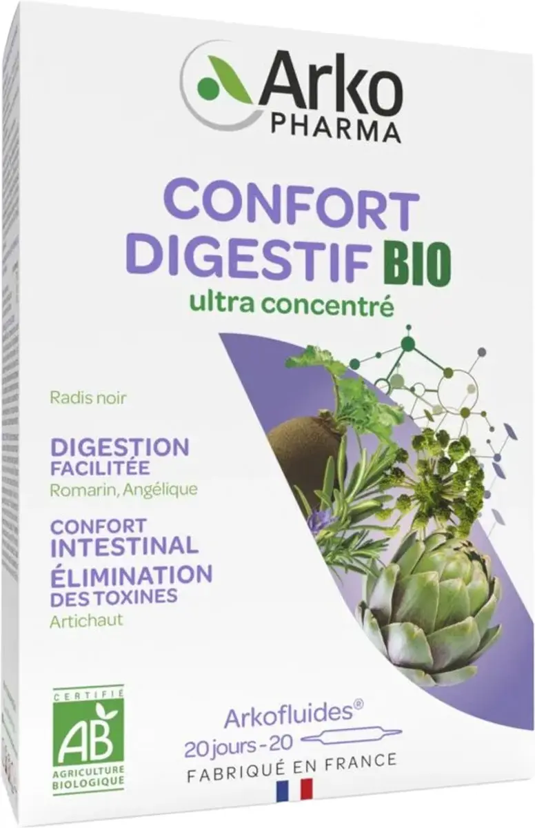 Arkopharma Arkofluides Confort Digestief Bio 20 Ampullen 200ml