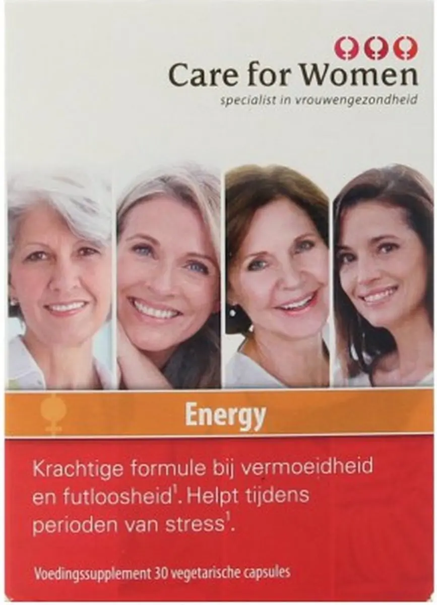Care For Women Energy Voedingssupplement 30 Capsules