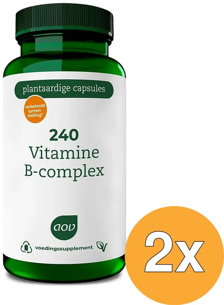 AOV Vitamine B-Complex 120 Vegacapsules - 2x60