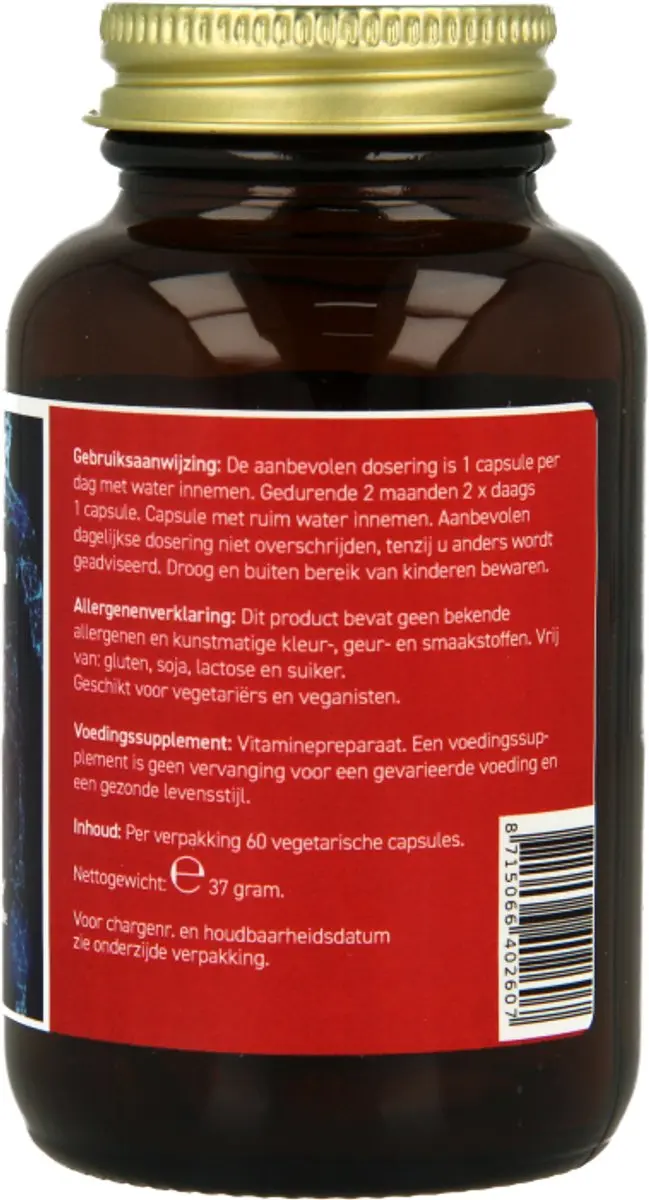 All Natural Vermoeide en zware benen 60 Capsules