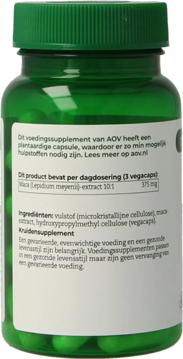 AOV Maca Voedingssupplement 60 Vegacaps