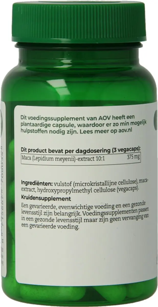 AOV Maca Voedingssupplement 60 Vegacaps