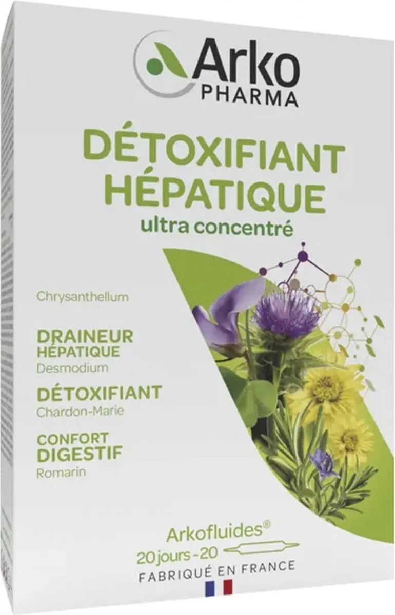 Arkopharma Arkofluides Hepatic Detox 20 Ampullen