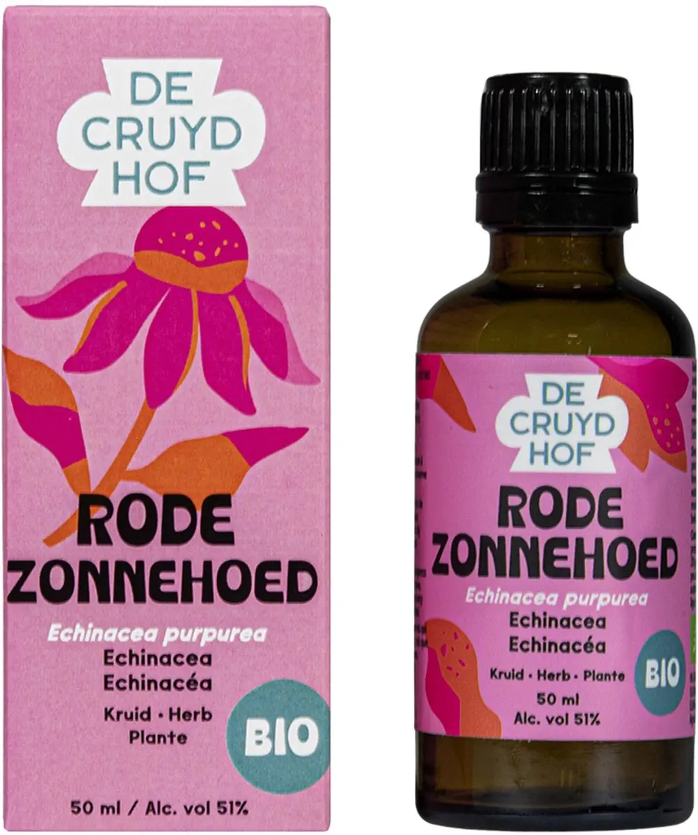 Cruydhof Rode Zonnehoed Kruid Bio 50ml