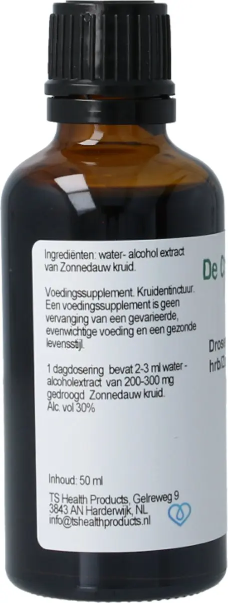 Cruydhof Drosera Rotund Hrb Zonnedauw - 50ml