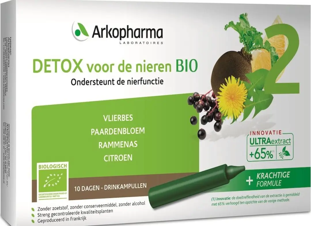 Arkopharma Bio Drinkampullen Nieren Detox - 10 Stuks