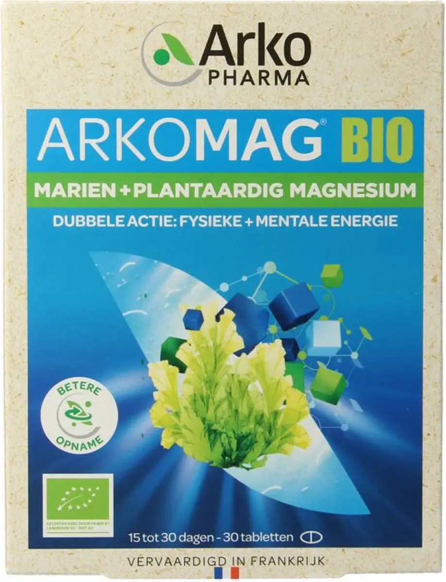 Arkopharma Arkovital Dubbel Magnesium bio 30 tabletten