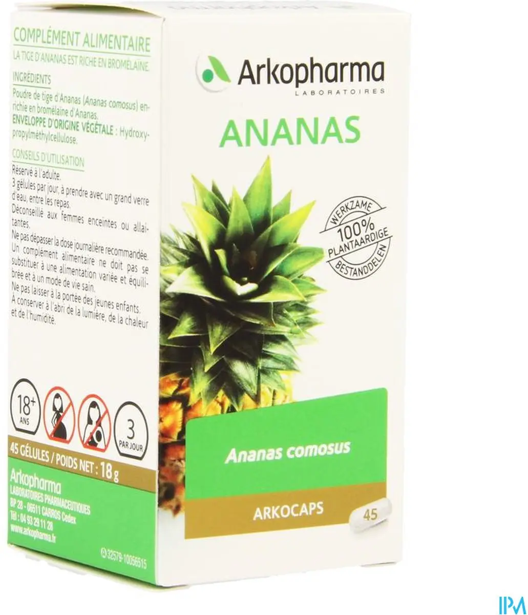 Arkopharma Arkocaps Ananas Plantaardig 45 Stuks
