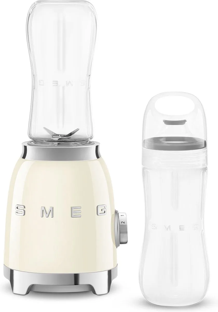 Smeg PBF01CREU Personal Blender 300W - 600ml - Crème