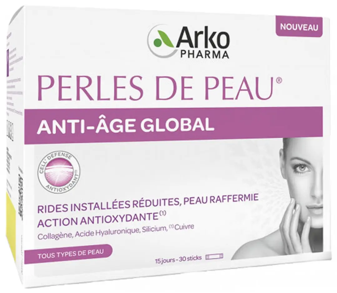 Arkopharma Global Anti-Agee Skin Pearls 30 Sticks