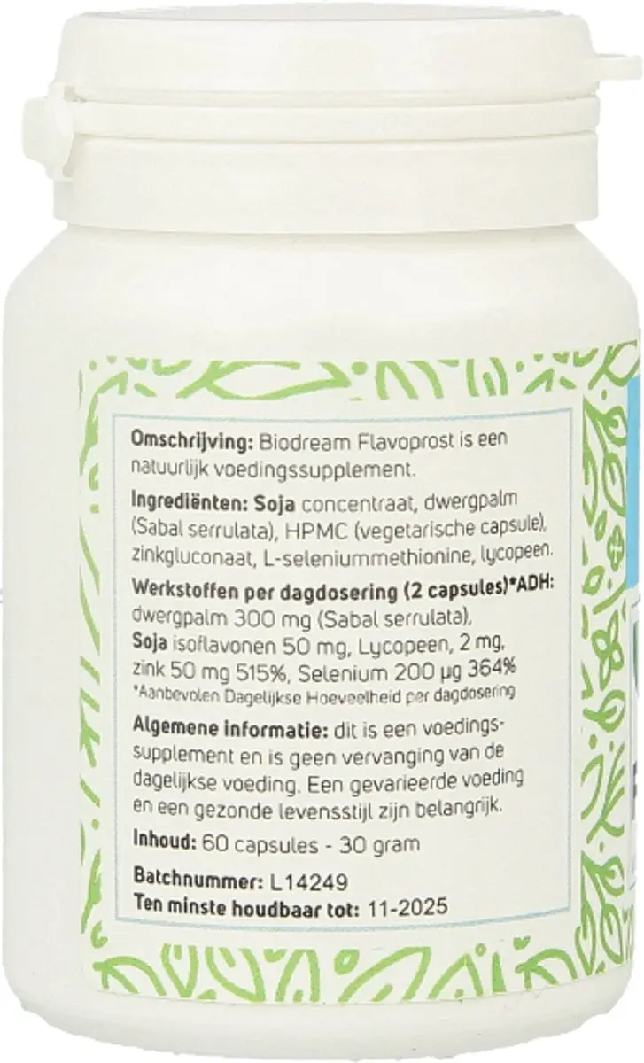 Biodream Flavoprost Capsules 60 Stuks - 60mg