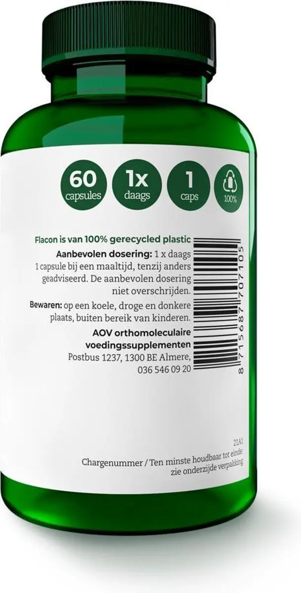 AOV Teunisbloemolie 60 Capsules