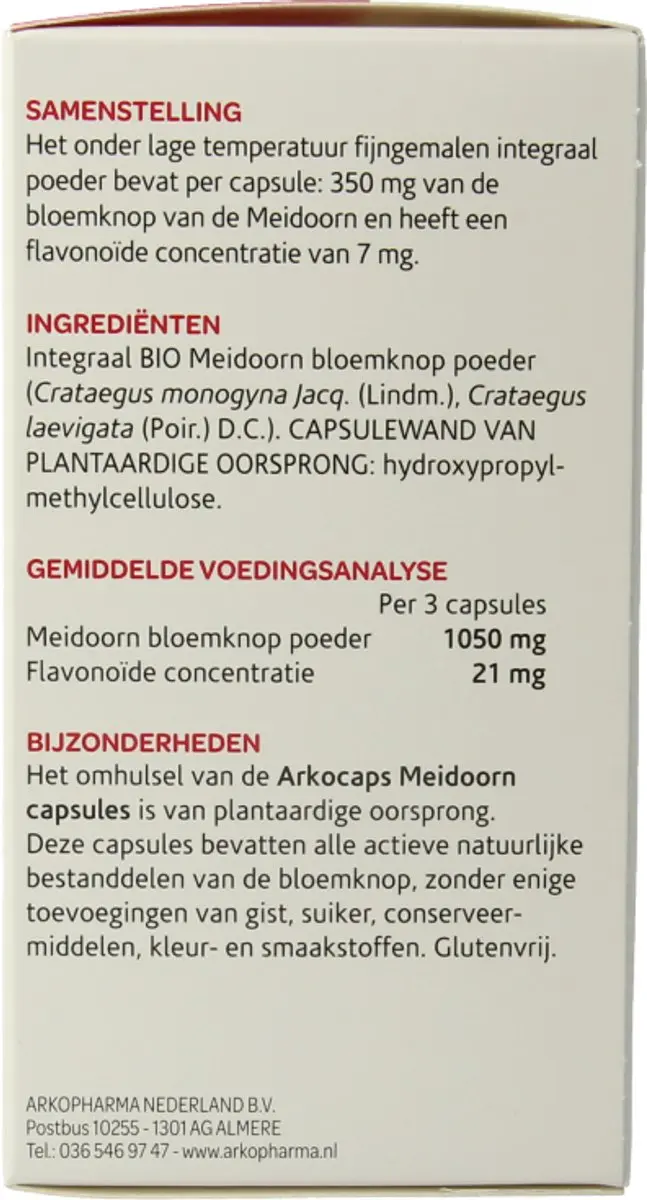 Arkocaps Meidoorn 150 Capsules