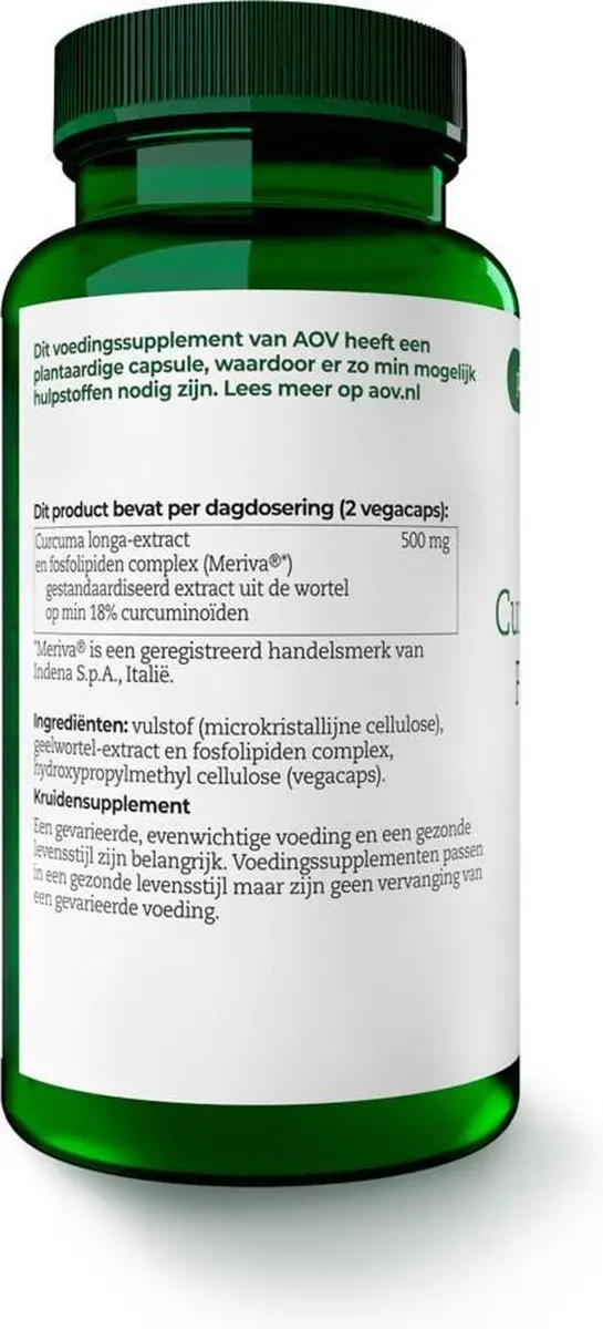 AOV Curcuma Longa Fytosomaal 60 Vegacaps
