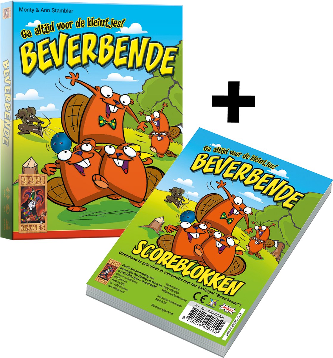 999 Games - Beverbende Kaartspel Met Extra Scoreblokken - Tactisch Geheugenspel - Kaartspel - Familiespel - Gezelschapsspel - Educatief spel - vanaf 6 jaar - Klein cadeautje