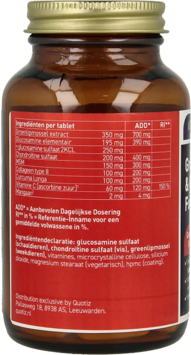 All Natural Groenlipmossel & Collageen II 60 Tabletten