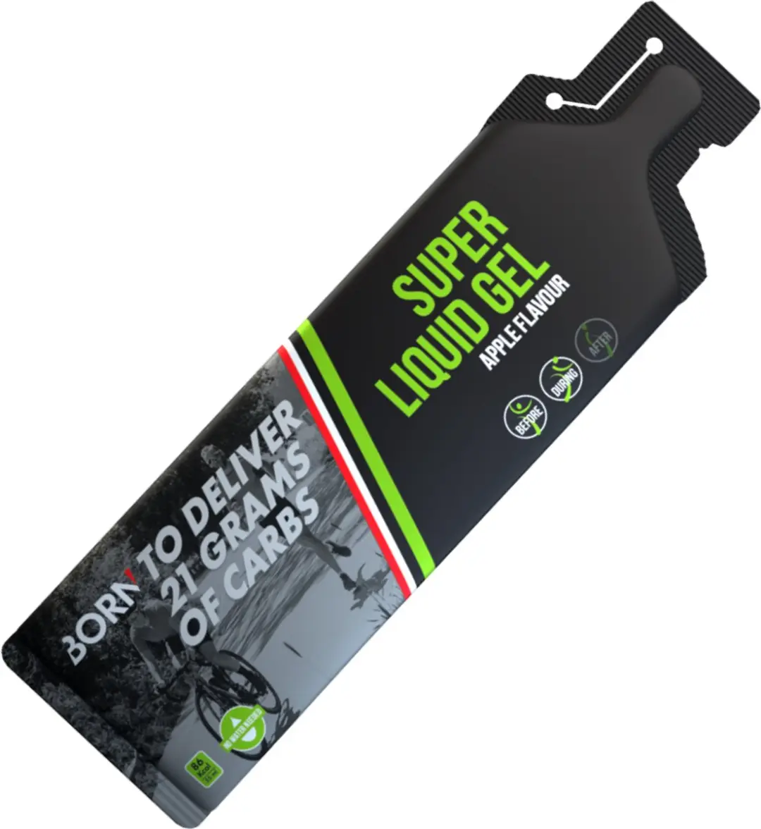 Born Super Liquid Gel Isotone Energiegel Appel - 12x55ml