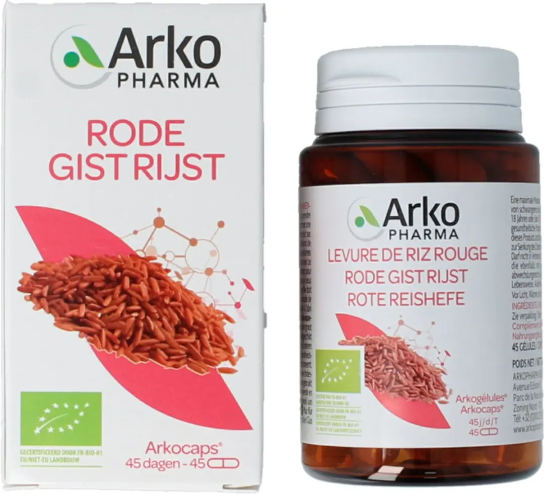 Arkopharma Arkocaps Rode Gist Rijst 45 Capsules