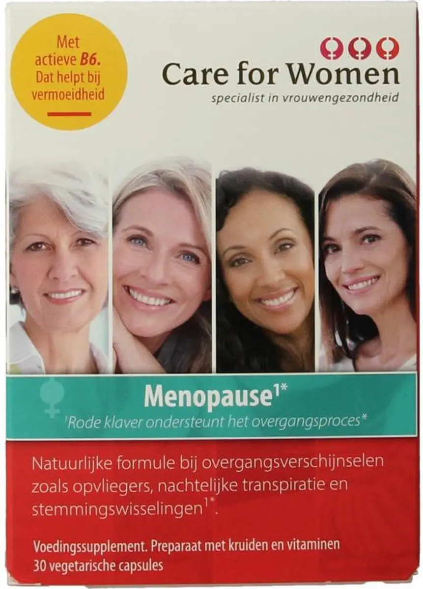 Care For Women Menopauze Voedingssupplement - 30 Capsules