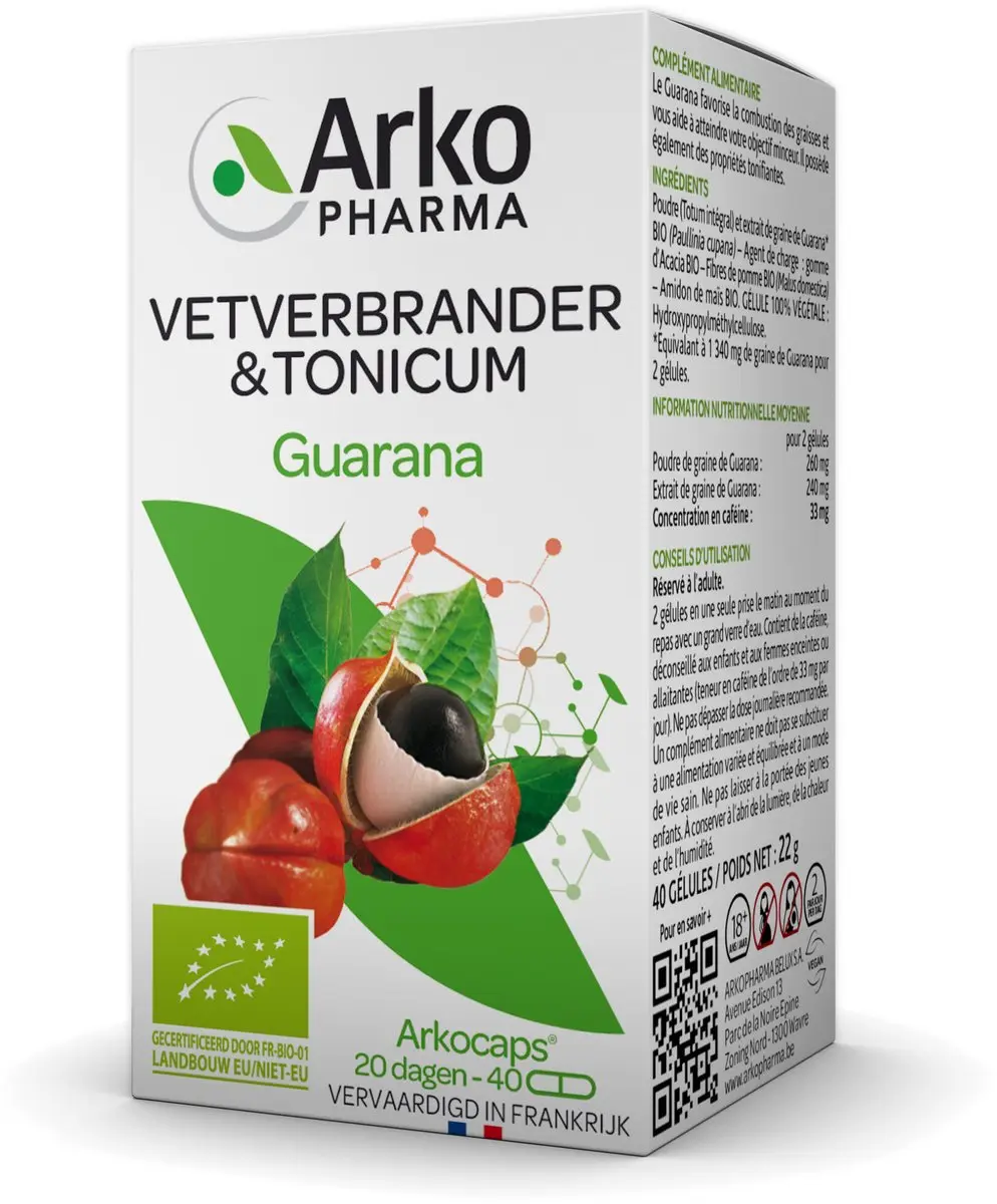 Arkopharma Guarana 40 Capsules