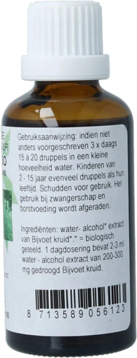 Cruydhof Artemisia Vulgaris Bijvoet Kruid 50ml