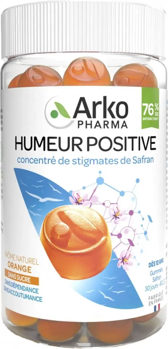 Arkopharma Positive Mood Gummies 60 Stuks