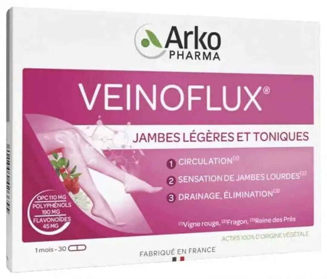 Arkopharma Veinoflux Licht en Tonisch Benen Capsules 30 Stuks
