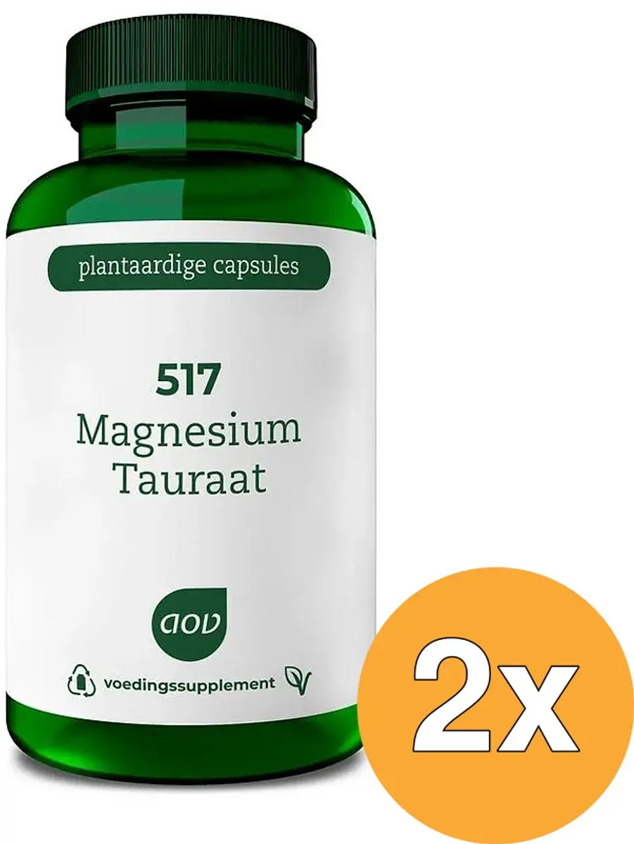 AOV Magnesium Tauraat 517 - 180 Capsules