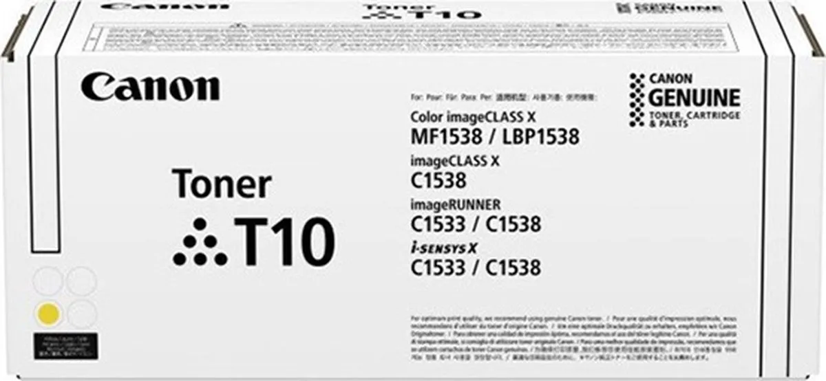 Canon T10 4563C001 Tonercartridge Geel - 10.000 pagina's