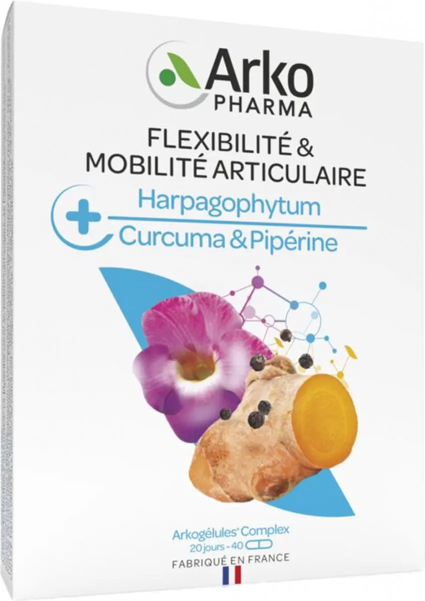 Arkopharma Arkogélules Complex Flexibilité 40 Capsules