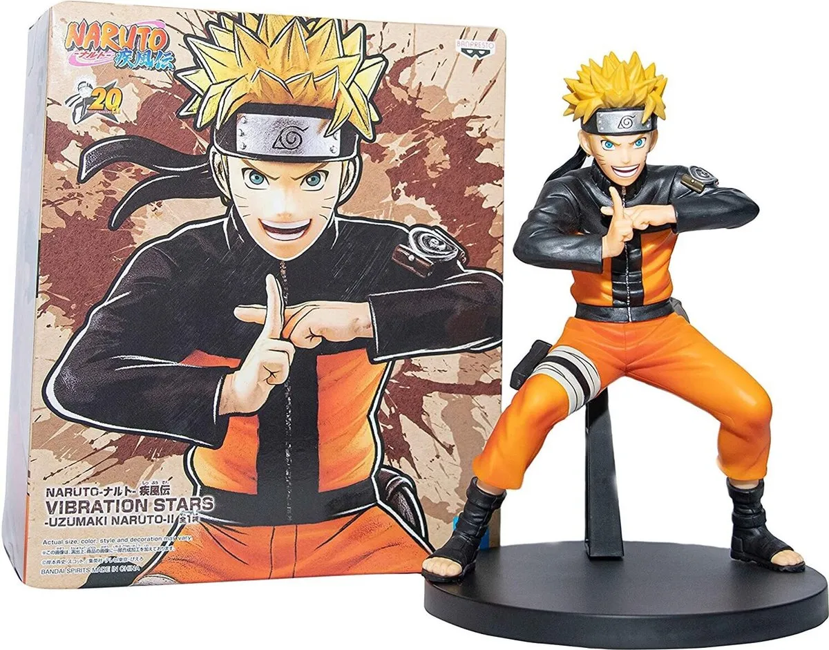 Bandai Banpresto Naruto Shippuden Vibration Stars Nara Shikamaru & Uzumaki Naruto - Multicolor