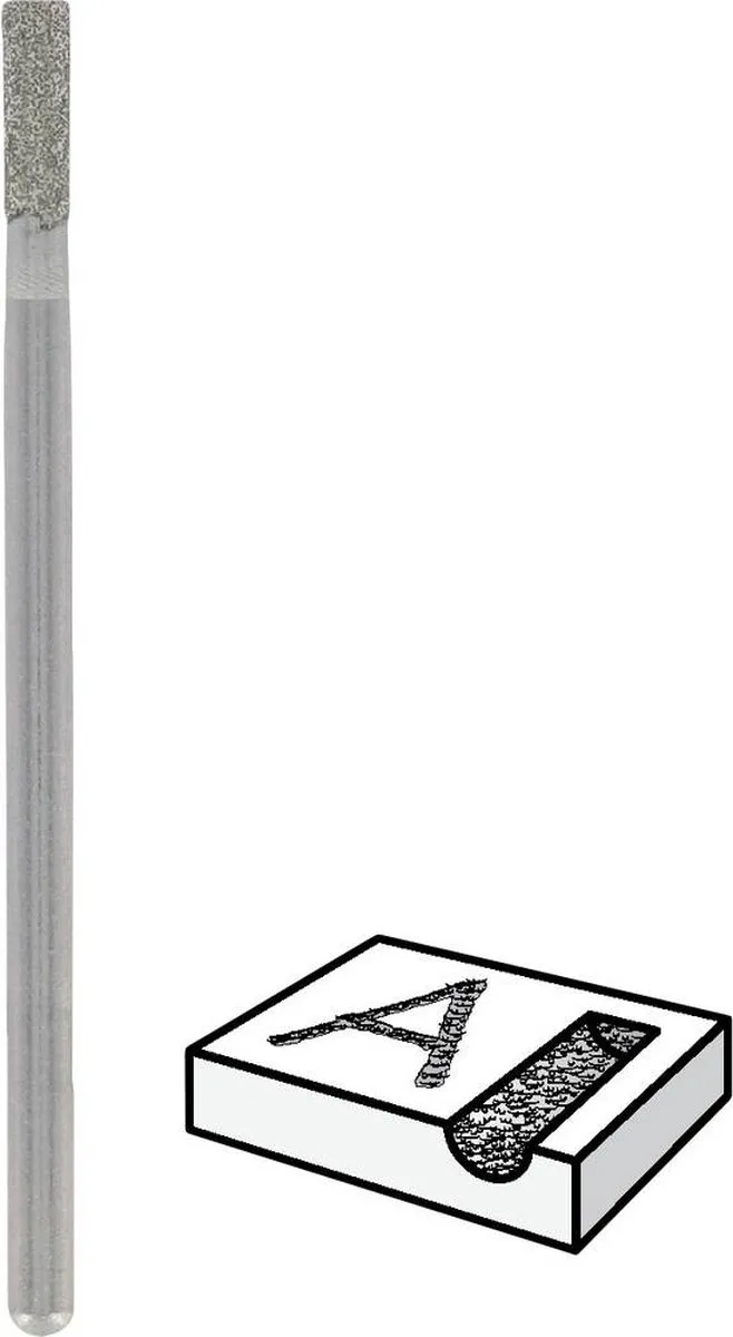 Dremel Diamantstift 2,4mm 7122