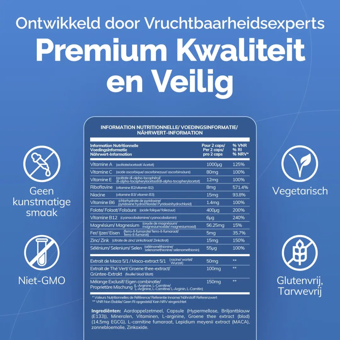 Conceive Plus Vruchtbaarheidscapsules Heren - 60 Stuks