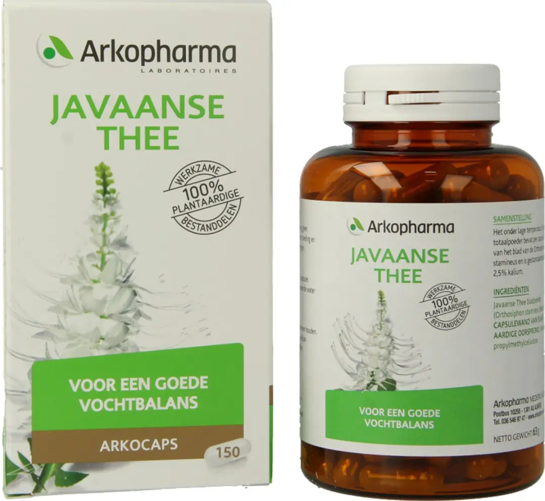 Arkopharma Arkocaps Javaanse Thee 150 Capsules - 150mg