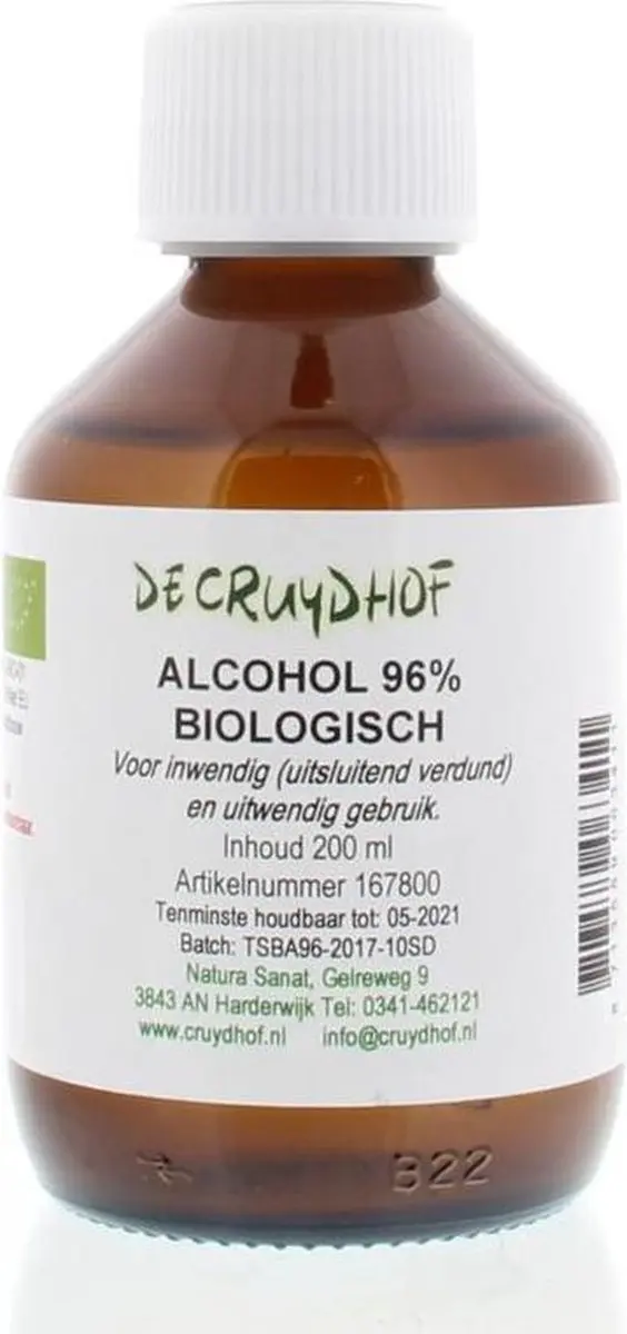 Cruydhof Alcohol 96.2% 200ml