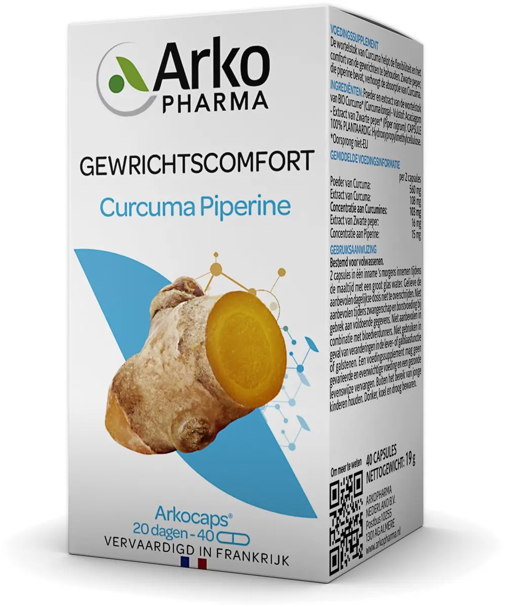 Arkocaps Curcuma Piperine Capsules 40CP