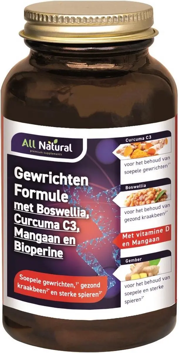 All Natural Gewrichten Formule 84 Vegetarische Capsules