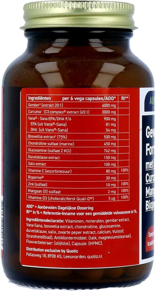 All Natural Gewrichten Formule 84 Vegetarische Capsules