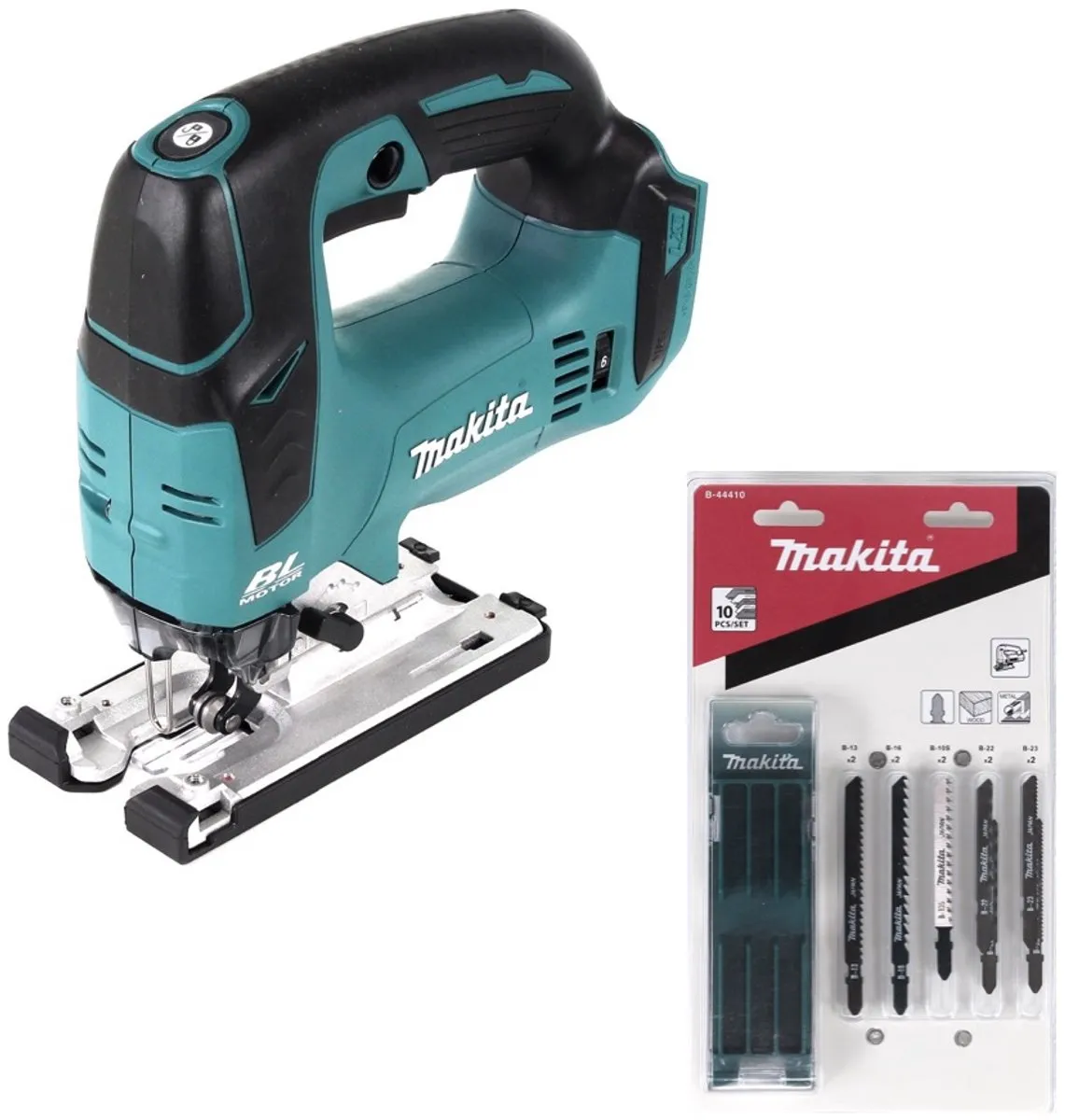 Makita DJV 182 Z Pendelzaag 18V - 800 r/min - 17 Zaagbladen - afbeelding 5 van 5
