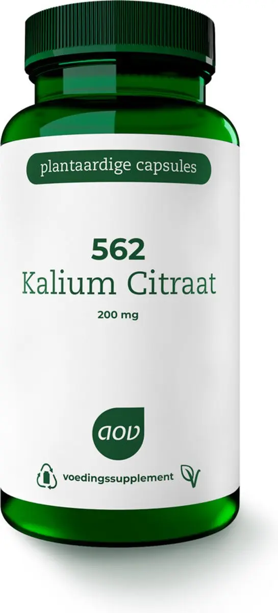 AOV Kalium Citraat 200mg - 180 Vegacapsules