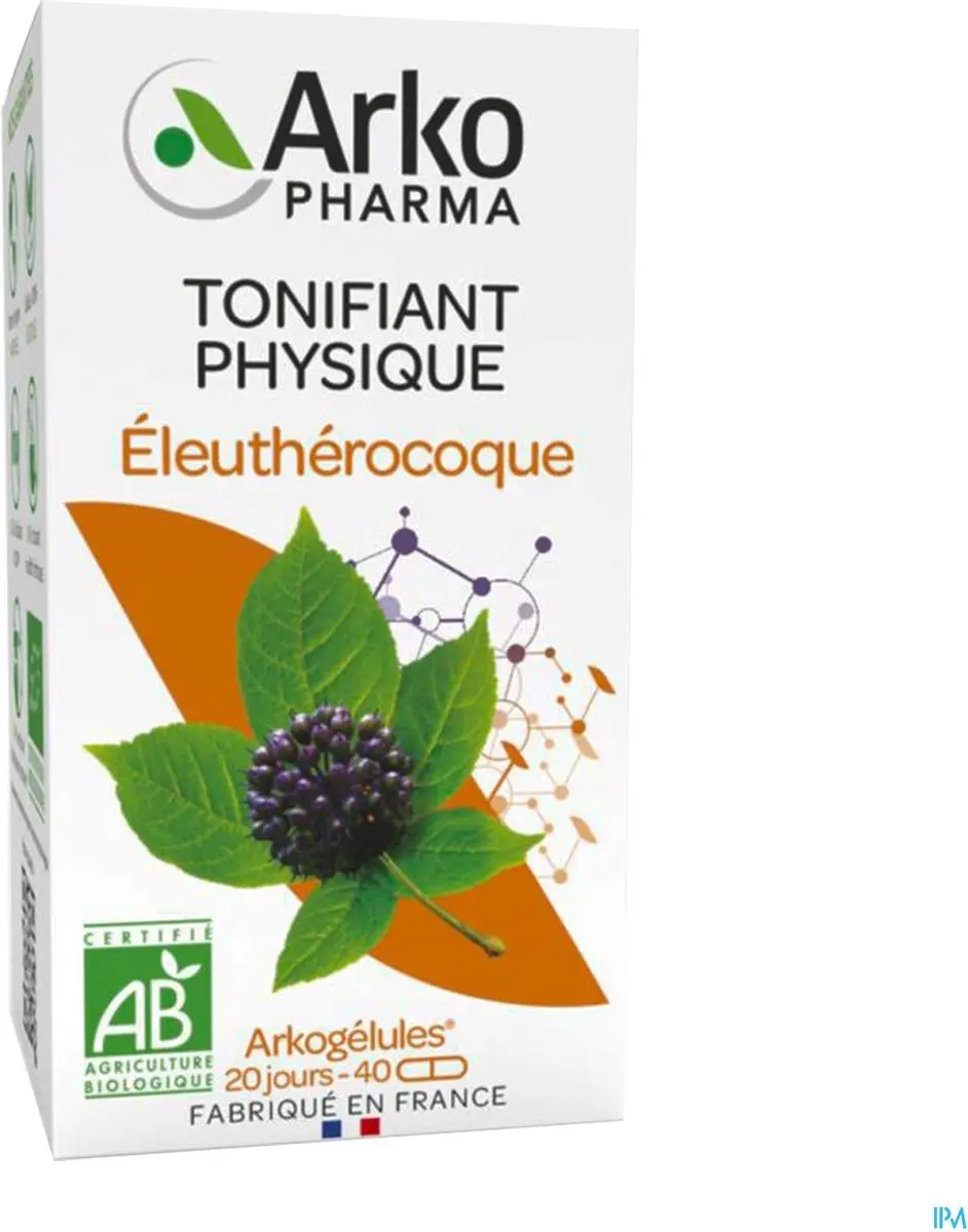 Arkopharma Arkocaps Eleutherococcus Bio 40 Capsules