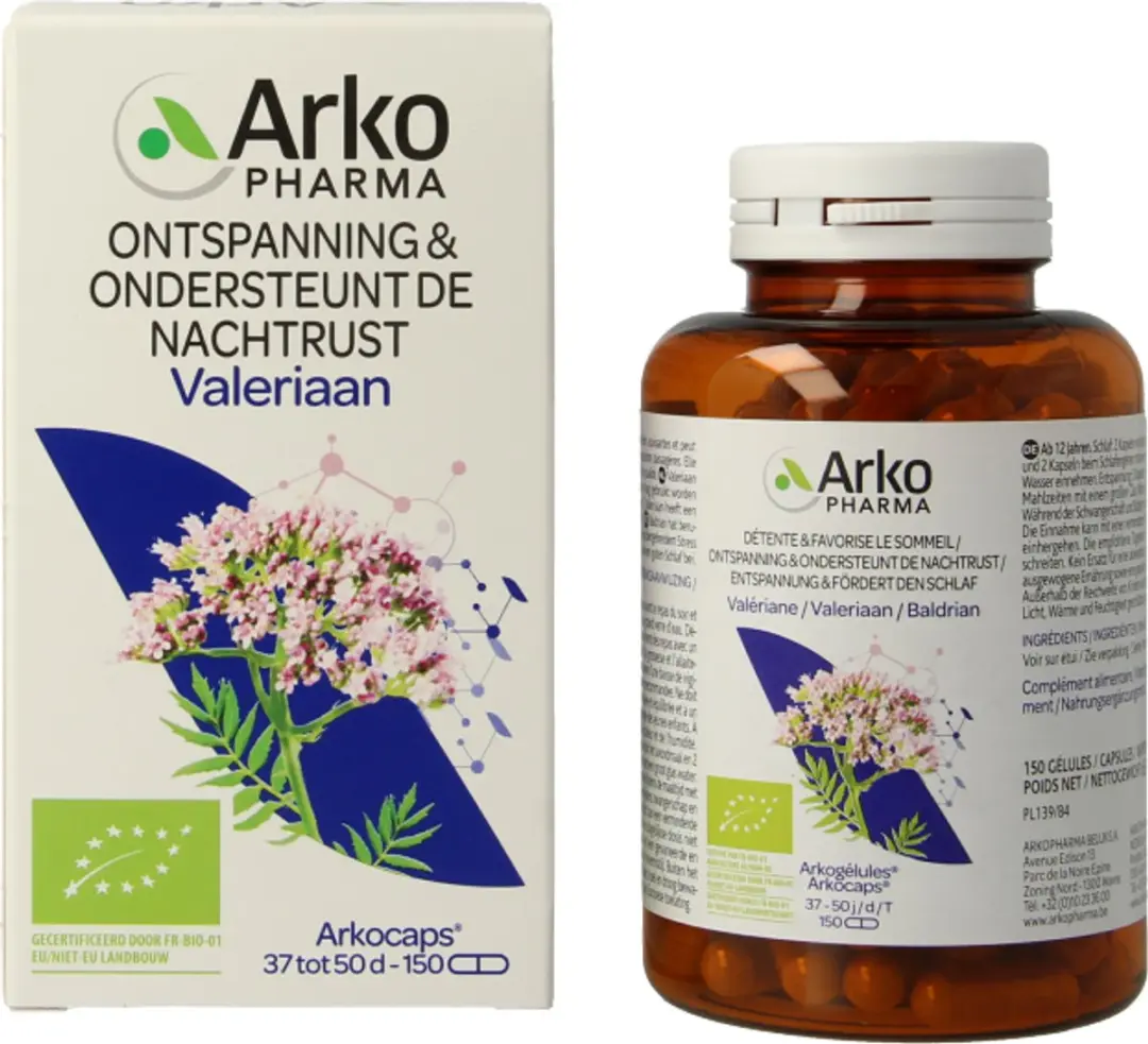 Arkopharma Arkocaps Valeriaan 150 Vegicaps