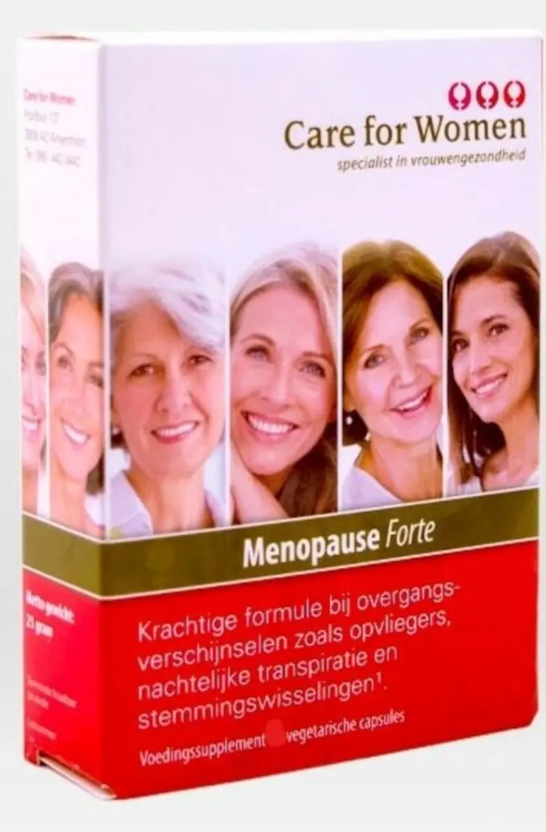 Care For Women Menopauze Forte Voedingssupplement 60 Capsules