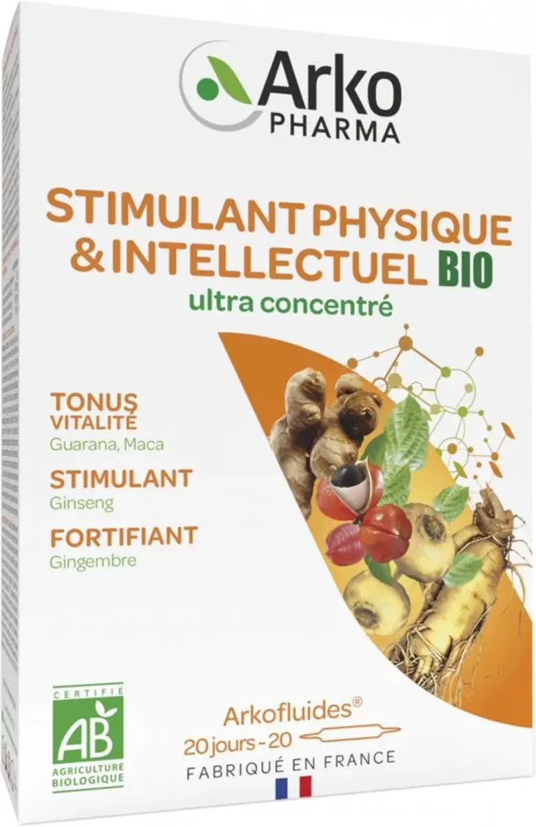 Arkopharma Arkofluides Stimulant Bio 20 Ampullen 200ml