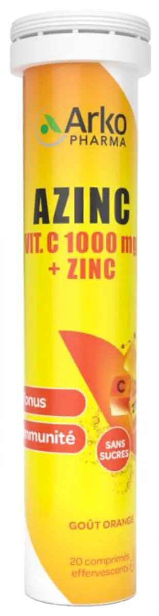 Arkopharma Azinc Vitamine C 1000mg + Zink Bruistabletten