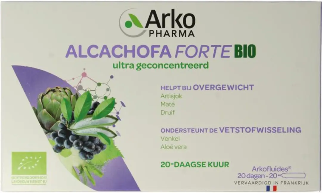 Arkopharma Arkofluides Alcachofa Forte Bio - 20 Ampullen