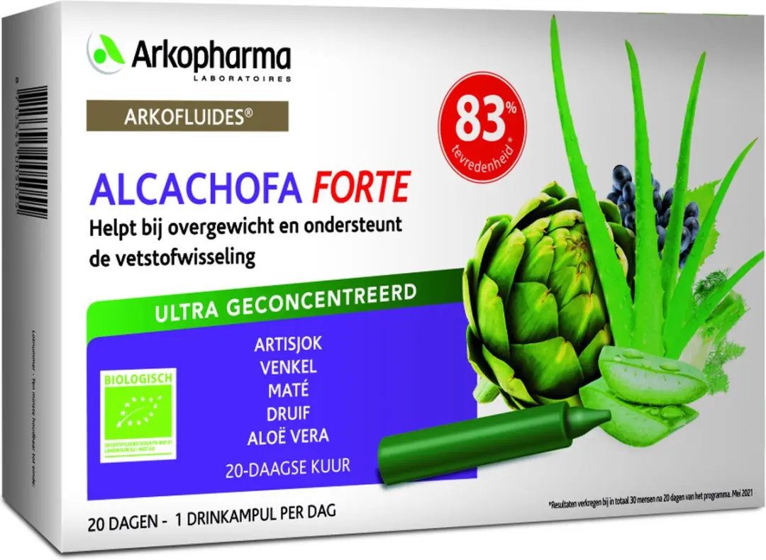 Arkopharma Arkofluides Alcachofa Forte Bio - 20 Ampullen
