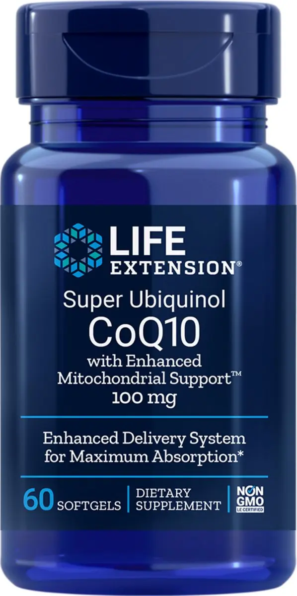 Life Extension Super Ubiquinol CoQ10 & Shilajit 100mg