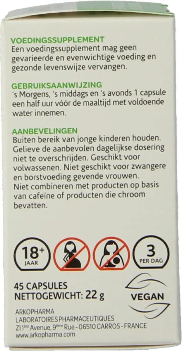 Arkopharma Garcinia Capsules - 45 Stuks